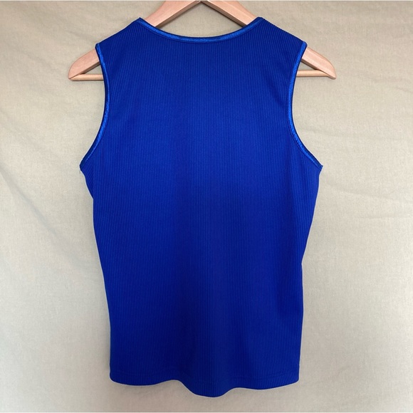 Alia size S blue tank top, 100% polyester - Picture 2 of 3